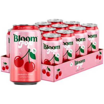 Prebiotic Soda - 3g Sugar - Shirley Temple (12 fl oz/2 Pack)