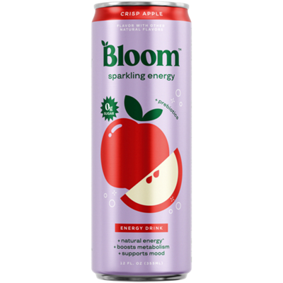 Sparkling Energy Drink - 0g Sugar - Crisp Apple (12 fl oz/12 Pack)