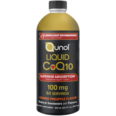 Liquid CoQ10 - 100 mg - Superior Absorpstion - Orange Pineapple (20oz./60 Servings)
