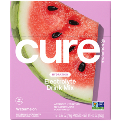 Hydration Electrolyte Drink Mix - No Added Sugar - Watermelon (16 Packs)