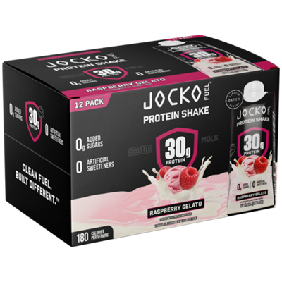 Protein Shake - 30g Protein - Raspberry Gelato (12 Pack)