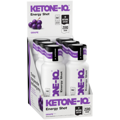 Energy Shot with 100 MG Natural Caffeine - Grape (6 Servings, 2 Fl. Oz. Each)