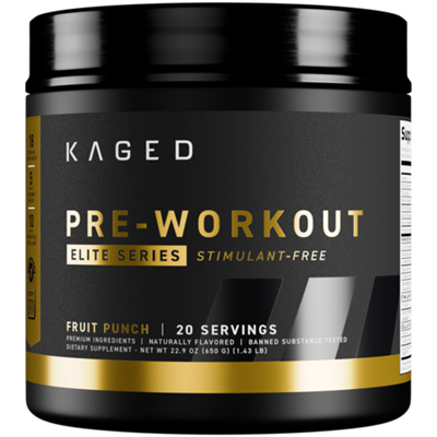Pre-Workout Elite Series - Stimulant Free - Fruit Punch (22.9 Oz. / 20 Servings)