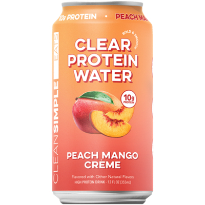 Clear Protein Soda - 10g Protein - Peach Mango (12 Pack)
