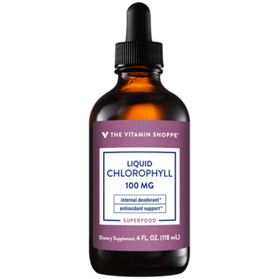 Liquid Chlorophyll - 100 mg - Internal Deodorant & Antioxidant Support (4 fl oz.)