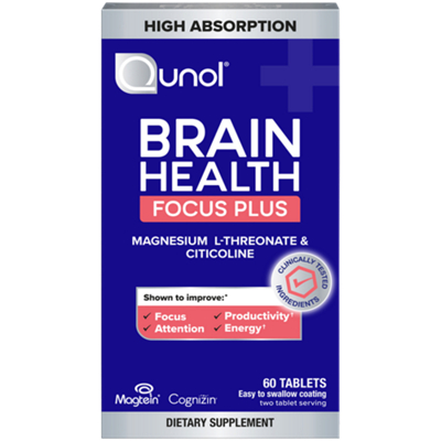 Brain Health Focus Plus - Magnesium L Threonate & Citicoline (60 Tablets)