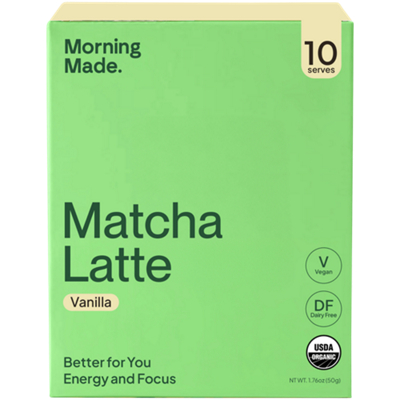 Matcha Latte - Vanilla - Better for You & Energy Focus - Vegan (10 Servings)