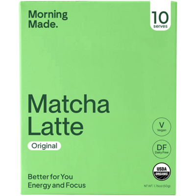 Matcha Latte - Original - Better for You & Energy Focus - Vegan (10 Servings)