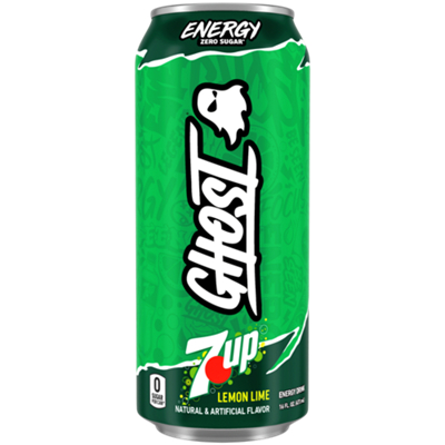 GHOST Energy Drink - Zero Sugar - Lemon Lime (12 Drinks, 16 Fl Oz. Each)