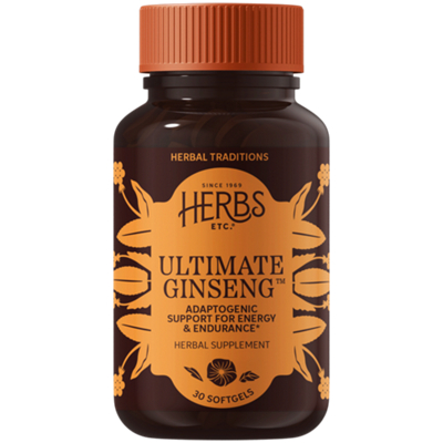 Ultimate Ginseng - Adaptogenic Support for Energy & Endurance (30 Softgels)