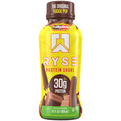 RYSE Loaded Energy Drink – Whey Fudgesicle (12 Drinks / 16 Fl Oz Each)
