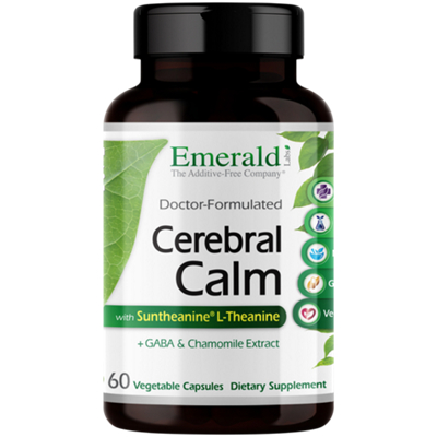 Cerebral Calm - Suntheanine L-Theanine + GABA (60 Capsules)