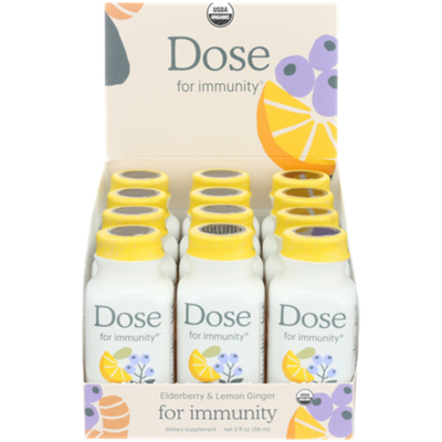 Dose for Immunity – Supports Immunity – Elderberry & Lemon (2 fl. oz./12 Servings)