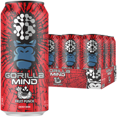 gorilla mind bpc 157 Gorilla Mind Energy Drink – Fruit Punch (12 Drinks, 16 fl. oz. Each) by Gorilla  Mind at the Vitamin Shoppe