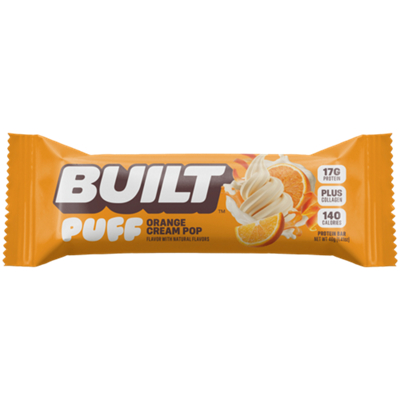 Built Puff Protein Bar - 17g Protein - Orange Cream Pop (1 Bar)