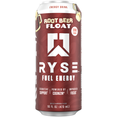 Energy Drink - 200 mg Caffeine - Root Beer Float (12 Pack)