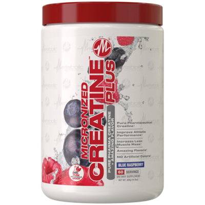 Micronized Creatine Plus Powder - Blue Raspberry (60 Servings)