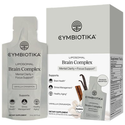Liposomal Brain Complex – Supports Mental Clarity and Focus – Vanilla Cinnamon (12 Packs) by Cymbiotika, LLC at the Vitamin Shoppe