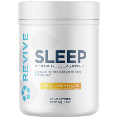 Restorative Sleep Support Powder to Promote a Calm Mind & Healthy Sleep - Honey Lemon (11.32 Oz. / 30 Servings)