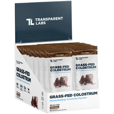 Grass-Fed Colostrum - Muscle Building & Immunity Peptides - Chocolate (20 Pack)