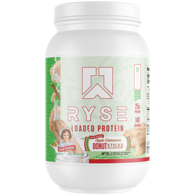 Loaded Premium Whey Protein Powder - Little Debbie's Apple Cinnamon Donut Sticks Limited Time Flavor (27 Servings)