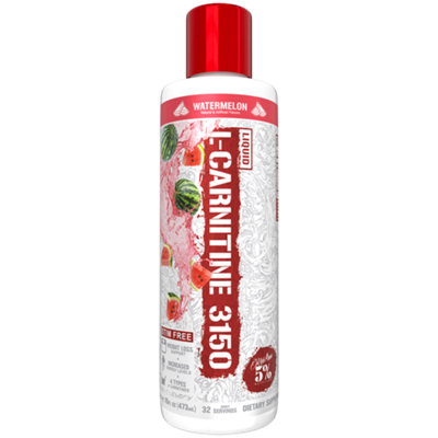 L Carnitine 3150 - Weight Loss Support, Increased Energy Levels & 4 Types of Carnitine - Watermelon (32 Servings)