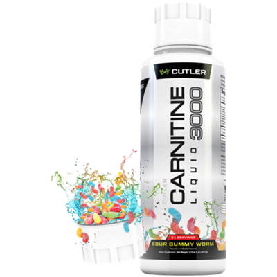 Liquid L-Carnitine 3,000 for Fat Metabolism Support - 3,000mg - Sour Gummy Worm (31 Servings)