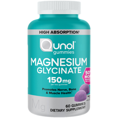 Magnesium Glycinate Gummies - Supports Muscle Relaxation & Healthy Stress Response - Mixed Berry (60 Gummies)