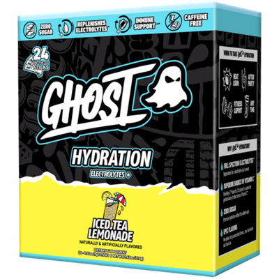 Hydration Packets with Electrolytes+ - Iced Team Lemonoade (24 Single Serving Packets)