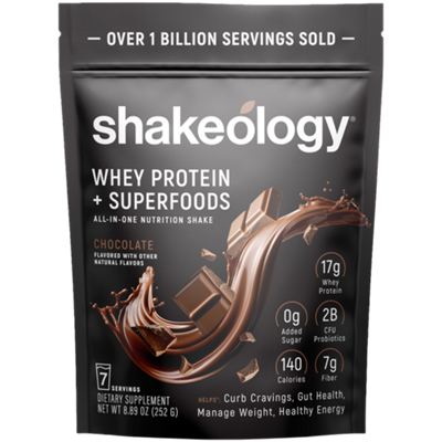 Whey Protein & Superfoods - All-in-One Superfood + Protein Shake - Chocolate (7 Servings)