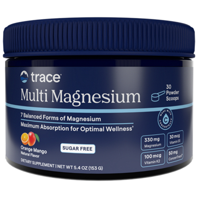 Multi Magnesium - 7 Balanced Forms of Magnesium - Orange Mango (5.4 oz)