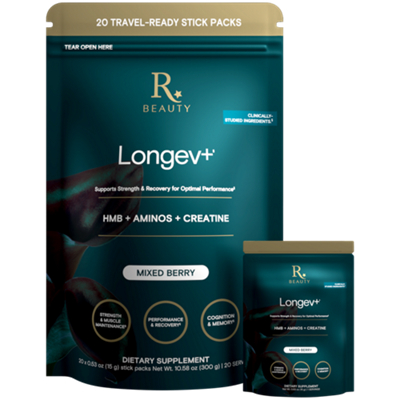 Longev + - HMB, Aminos & Creatine - Mixed Berry (20 Pack)
