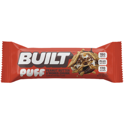 Built Puff Protein Bar - 15g Protein - Peanut Butter S'mores Chunk (1 Bar)