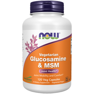 Vegetarian Glucosamine & MSM - Joint Health - Joint Mobility & Comfort (120 Capsules)