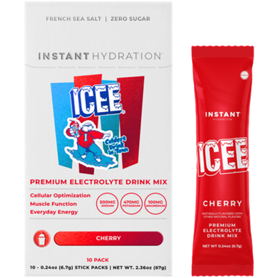 Premium Electrolyte Drink Mix - Cellular Optimization, Muscle Function & Everyday Energy - Cherry (10 Pack)