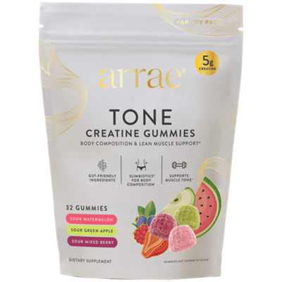 Creatine Gummies - Tone - Body Composition & Lean Muscle Support - Variety Flavored (32 Gummies)