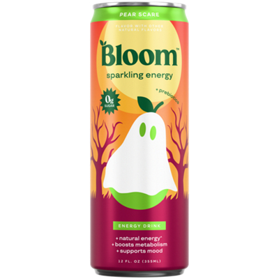Sparkling Energy Drink - 0g Sugar - Energy Pear Scare Limited Time Flavor (12 Drinks, 12 Fl. Oz. Each)