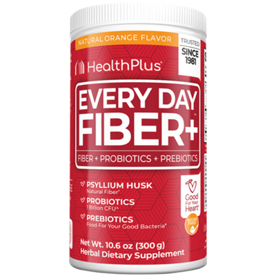 Every Day Fiber + - Fiber + Probiotics + Prebiotics - Natural Orange (10.6 oz.)