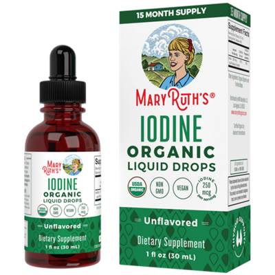 Iodine Organic Liquid Drops - Unflavored (1 fl oz.)