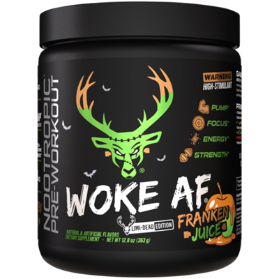 Woke AF High-Stimulant Pre-Workout - Limited Edition Franken Juice (12.8 oz. / 30 Servings)