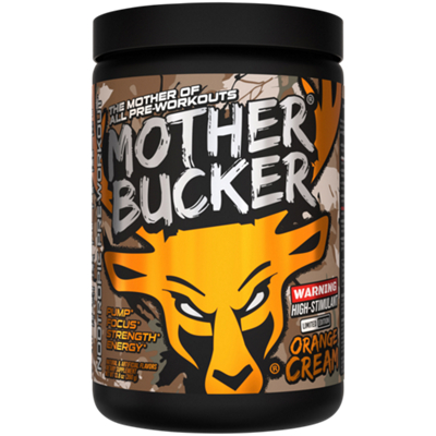 Mother Bucker High-Stimulant Nootropic Pre-Workout - Orange Cream (13.8 Oz. / 20 Servings)