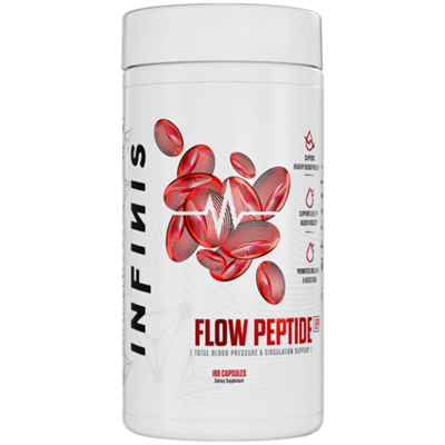 Flow Peptide B10 – Peptide-Powered Circulation Support – Blood Flow, Nitric Oxide & Vascular Health (168 Capsules)