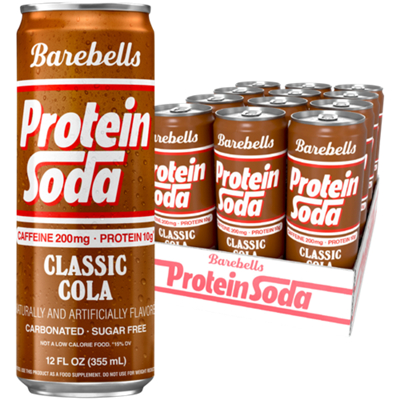 Protein Soda - 10g Protein - Classic Cola (12 Drinks, 12 Fl. Oz.)