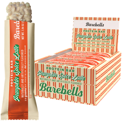 Protein Bar - 20g Protein - Pumpkin Spice Latte (12 Bars)