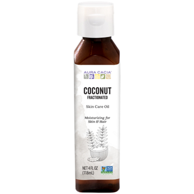 Coconut Oil Fractionated - Skin Care Oil - Moisturizes Skin & Hair (4 fl oz.)
