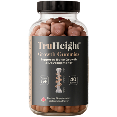 Growth Gummies - Supports Bone Growth & Development - Watermelon (40 Gummies)