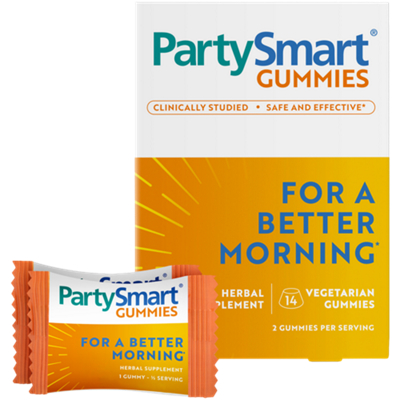 Party Smart - For a Better Morning (14 Vegetarian Gummies)