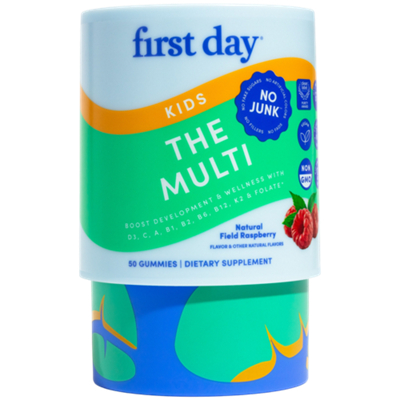 The Multi for Kids - No Junk - Natural Field Raspberry (50 Gummies)
