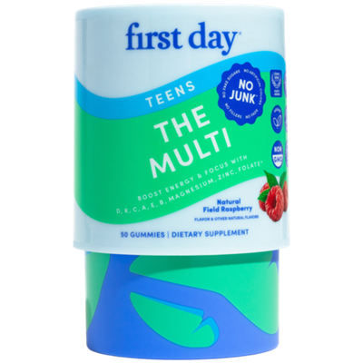Teens Nighttime Reset Magnesium - No Junk - Natural Field Raspberry (50 Gummies)