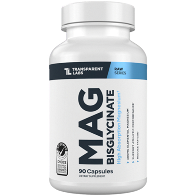MAG Bisglycinate - High Absorption Magnesium - 300 mg Elemental Magnesium (90 Capsules)